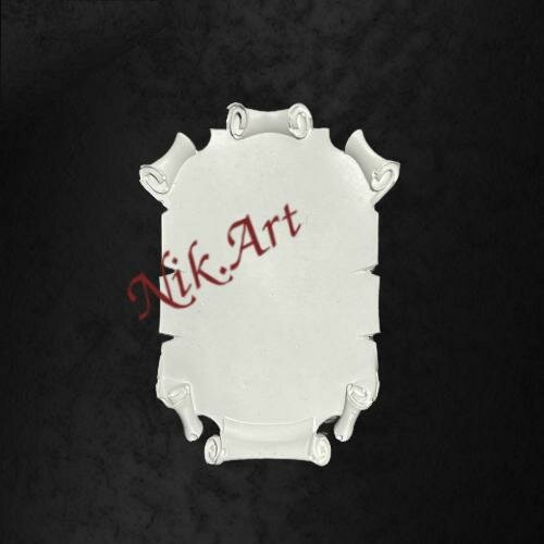 NIK-ART Elastic Element white - 4x6,5 cm