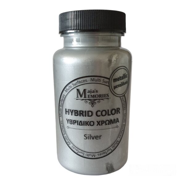 Maja´s Memories Acryl Metallic Paint "Silver" 120 ml