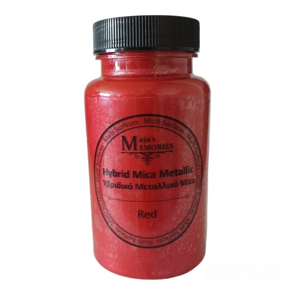 Maja´s Memories MICA Metallic Paint "Red" 120 ml