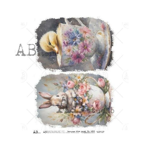 AB Studio Decoupage Ricepaper - A3