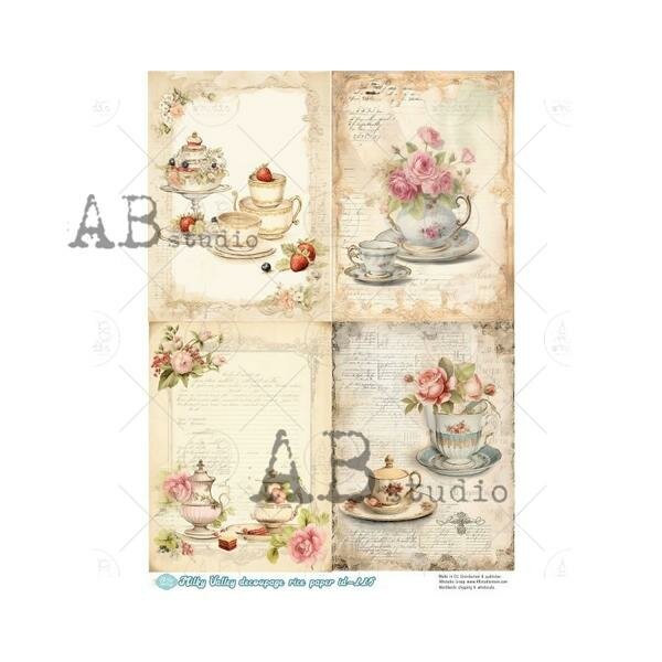 AB Studio Decoupage Ricepaper - A4