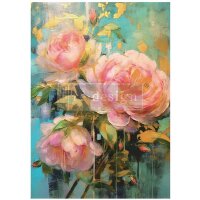 Redesign With Prima® Decoupage Fiber Paper "Bold Blooms"