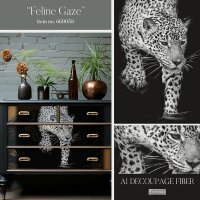 Redesign With Prima® Decoupage Fiber Paper "Feline Gaze"