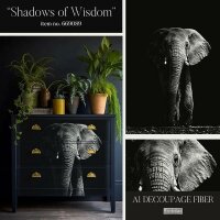 Redesign With Prima® Decoupage Fiber Paper "Shadows of Wisdom"