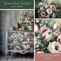 Redesign With Prima® Decoupage Fiber Paper "Mossy Rose Delight"