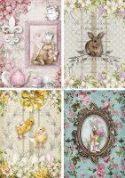 Decoupage Queen Paper Easter Creatures Four Pack
