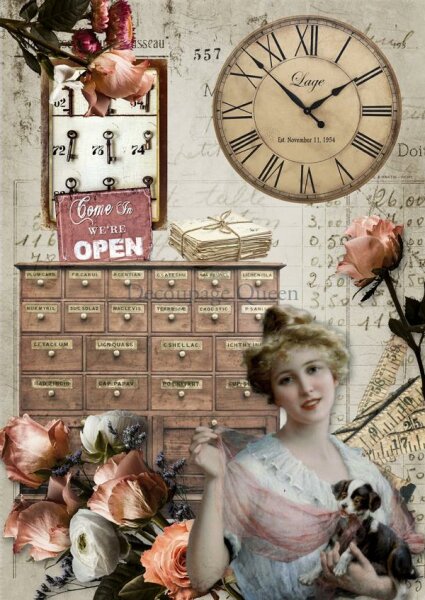 Decoupage Queen Paper Terra Rosa