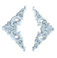 Elastic Ornament 13,7 x 13,7 x 1 cm - pair -